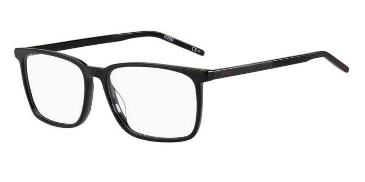 HUGO HG 1097 807 Rectangle Black Eyeglasses | SmartBuyGlasses ID